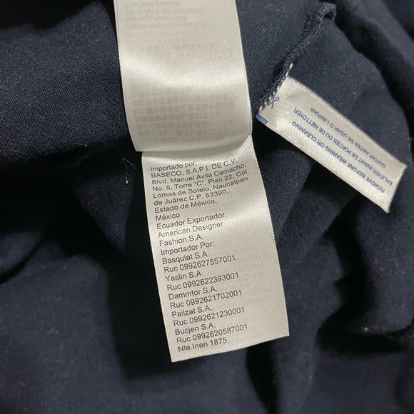 NWOT Men’s Size Small Calvin Klein Drawstring Hoodie With Reflective Logo Navy - Picture 9 of 10